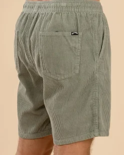 Shorts & Bottoms*Billabong Larry Cord Walk Shorts Green Ash