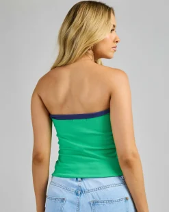 Tops*Rip Curl Las Dalias Bandeau Top Green