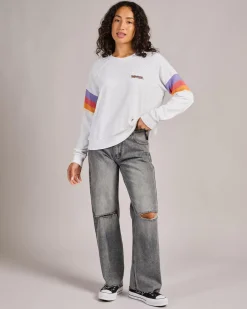 Clearance Las Dalias Raglan Sweatshirt Women Jumpers & Hoodies