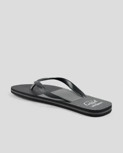 Flip Flops & Sandals|2 For Shoe Deals*Lucid Latitude Thongs Black/grey/white
