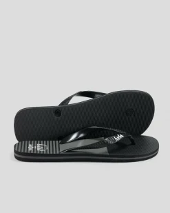 Flip Flops & Sandals|2 For Shoe Deals*Lucid Latitude Thongs Black/grey/white