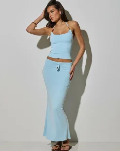 Sets|Bottoms*Mooloola Latori Maxi Skirt Light Blue