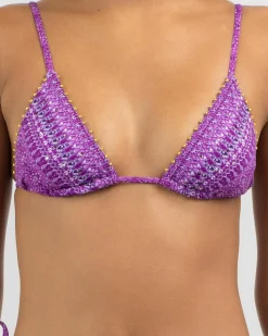 Sale Lavender Haze Bikini Top Women Bikinis