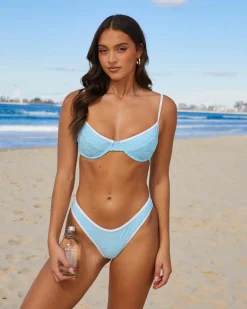 Bikinis*Topanga Lavinia High Cut Bikini Bottom Baby Blue