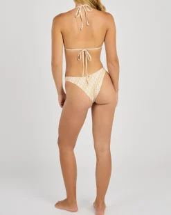 Bikinis*Kaiami Layne High Cut Bikini Bottom Taupe