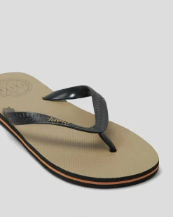 2 For Shoe Deals|Flip Flops & Sandals*Lucid LCD Thongs Tan/black