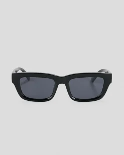 Sunglasses*Le Specs Le Castle Polarised Sunglasses Black/ Smoke Mono