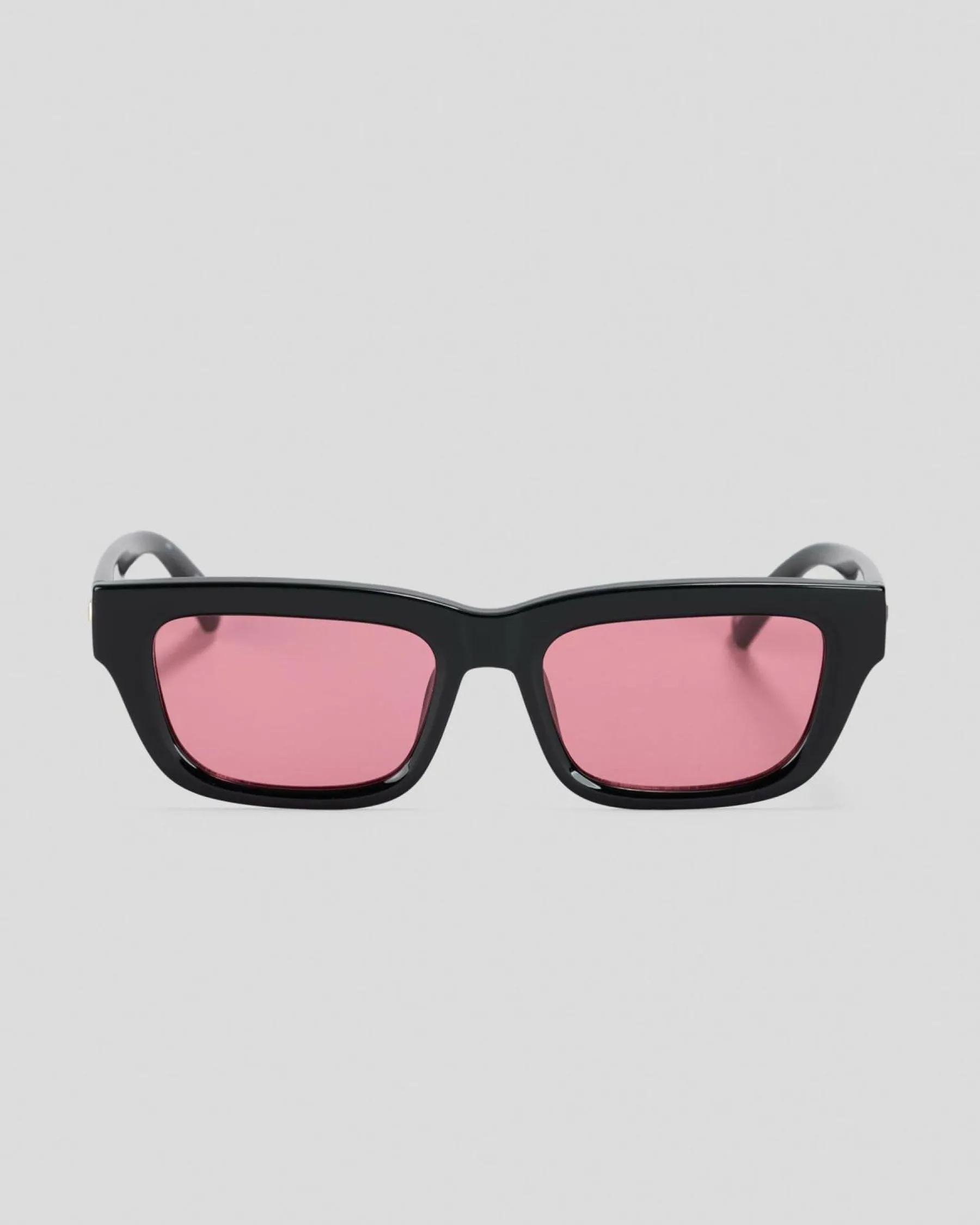 Sunglasses*Le Specs Le Castle Sunglasses Black/ Crimson Tint