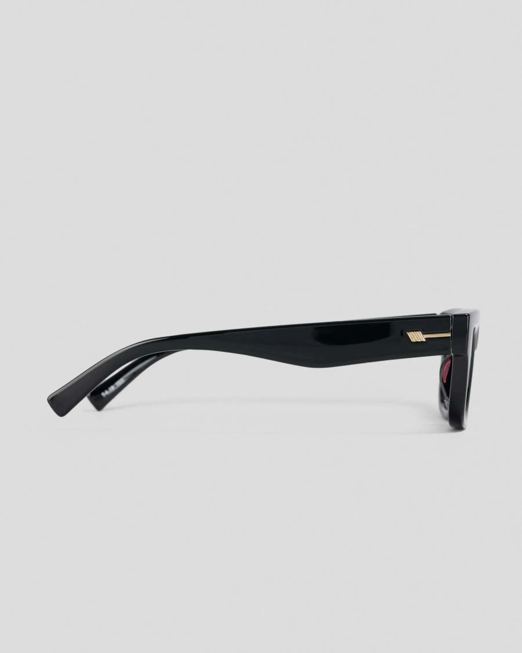 Sunglasses*Le Specs Le Castle Sunglasses Black/ Crimson Tint