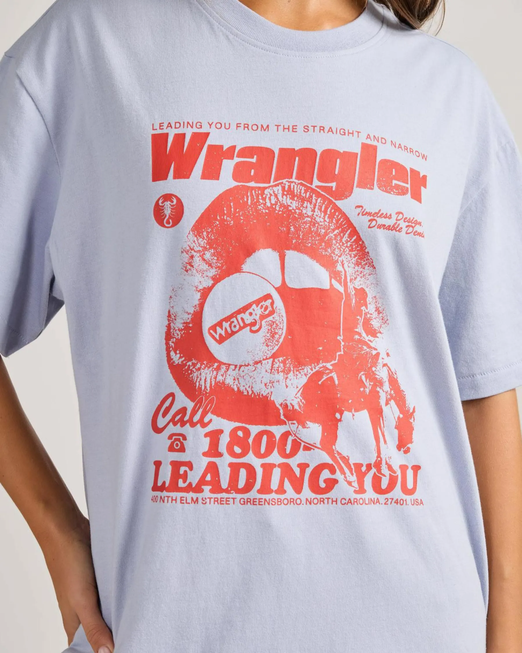 Leading You Slouch T-Shirt Women Tops