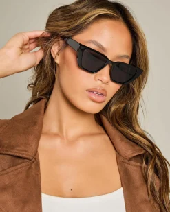 Sunglasses*Indie Eyewear Leah Sunglasses Black/black