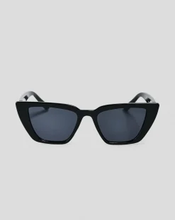 Sunglasses*Indie Eyewear Leah Sunglasses Black/black