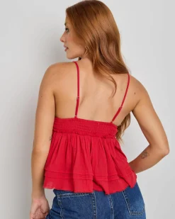 Tops*Mooloola Leah Top Berry