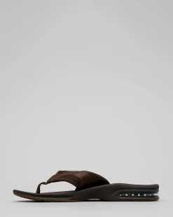 Leather Fanning Dab Thongs Flip Flops & Sandals
