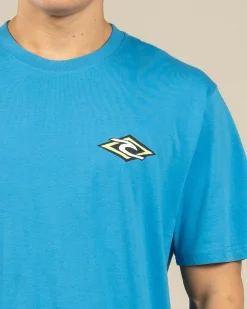 Tops & T-Shirts*Rip Curl Legacy T-Shirt Northern Blue