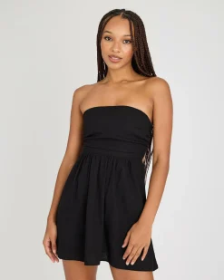 Leighton Dress Women Linen Blend|Dresses