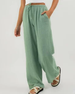 Bottoms*Mooloola Lennox Pants Sage