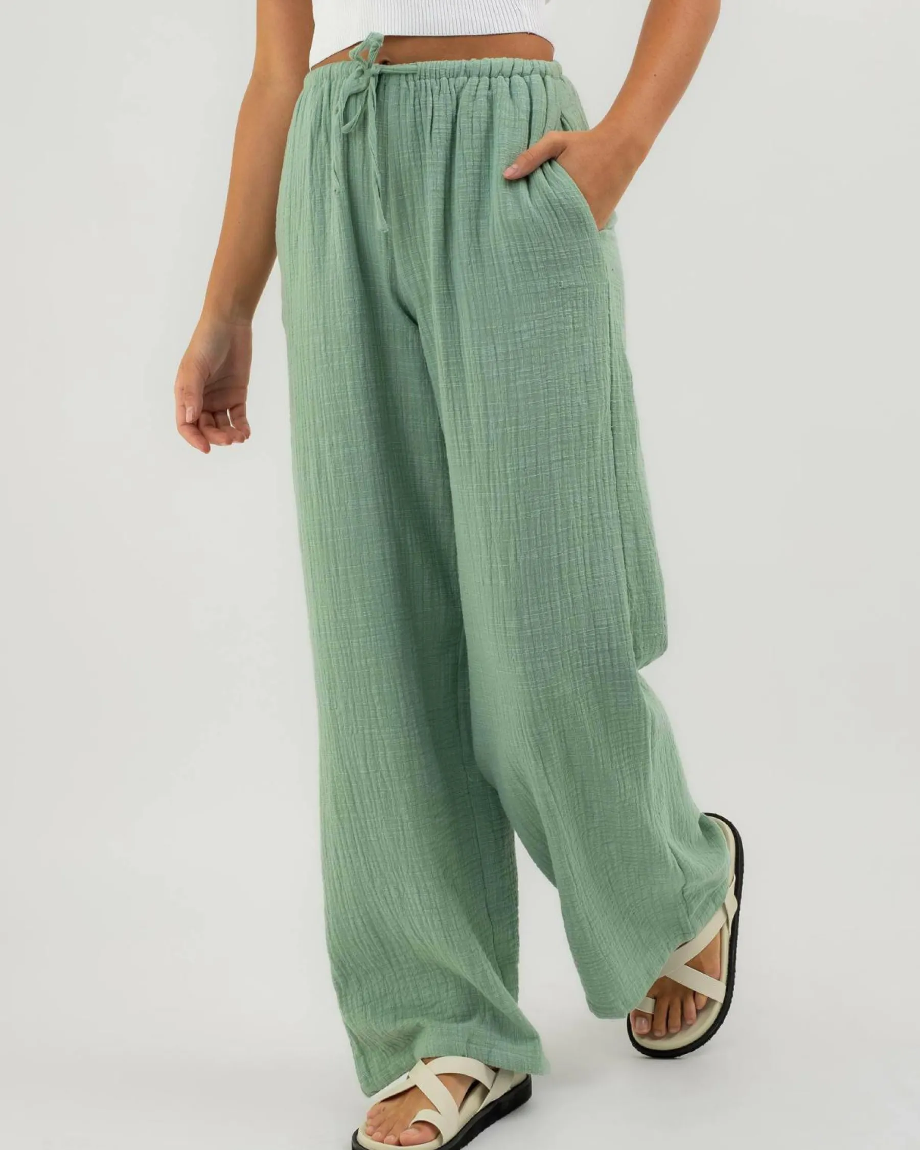 Bottoms*Mooloola Lennox Pants Sage