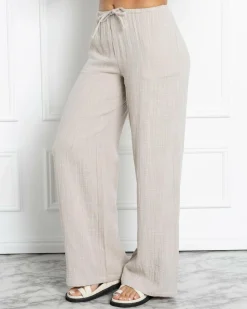 Bottoms*Mooloola Lennox Pants Stone