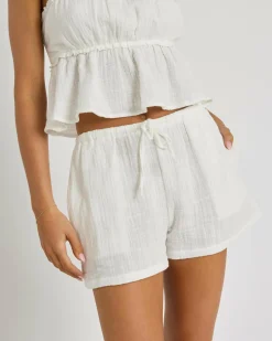 Bottoms*Mooloola Lennox Shorts White