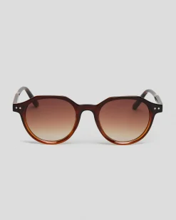 Sunglasses*Indie Eyewear Leo Sunglasses Gd Brown/gd Brown