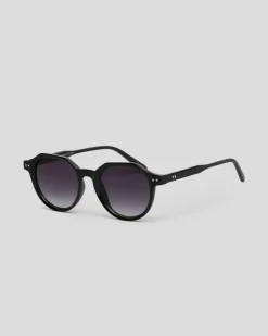 Sunglasses*Indie Eyewear Leo Sunglasses Black/smoke