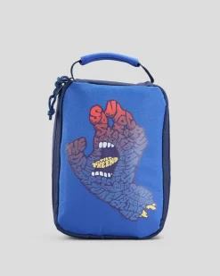 Bottles & Lunch Boxes|Bottles & Lunch Boxes*Santa Cruz Letter Hand Fade Lunch Box Cobalt