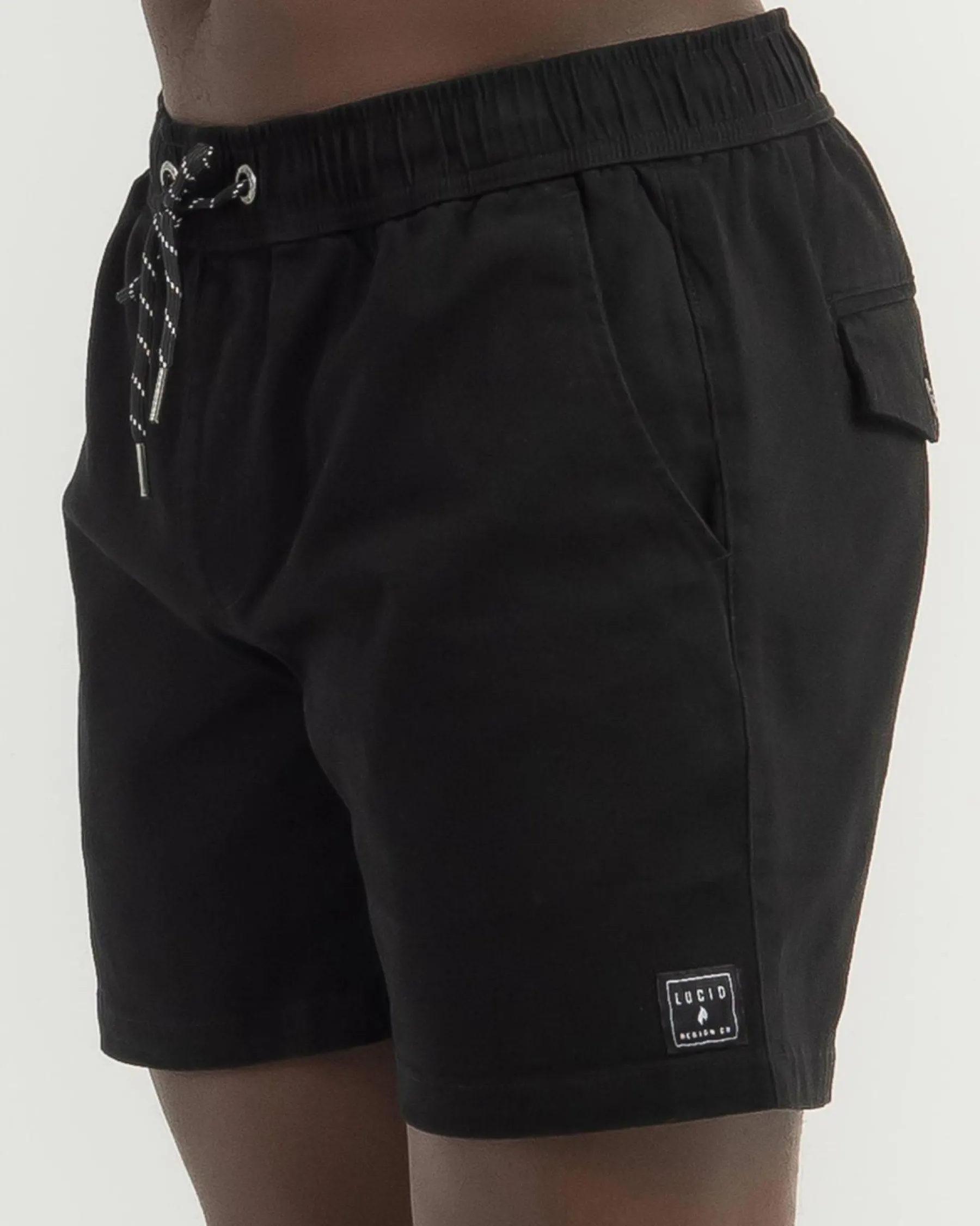 Clearance Lever Elastic Waist Shorts Shorts & Bottoms