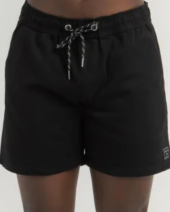 Clearance Lever Elastic Waist Shorts Shorts & Bottoms