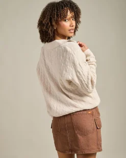 Clearance Lexie V-Neck Collared Jumper Women Knitwear|Jumpers & Hoodies