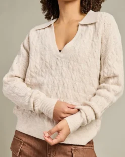 Clearance Lexie V-Neck Collared Jumper Women Knitwear|Jumpers & Hoodies