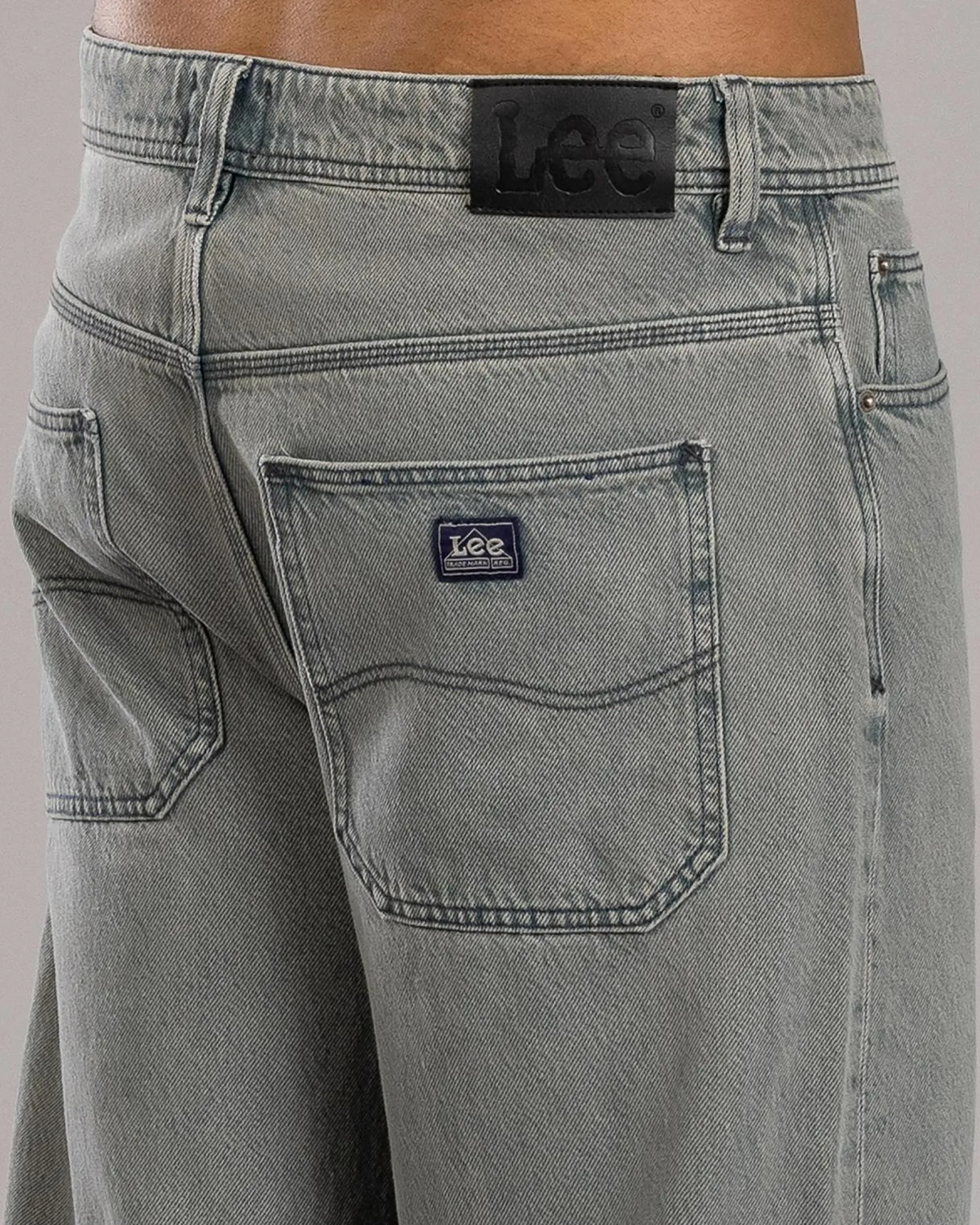 Denim|Shorts & Bottoms*Lee L-Four Baggy Jeans Gravelled Blue