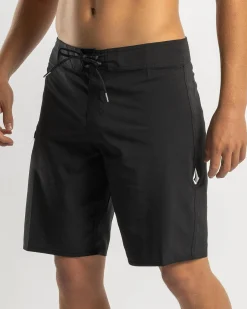 Board Shorts|Shorts & Bottoms*Volcom Lido Solid Mod 20" Board Shorts Black