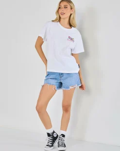 Tops*The Mad Hueys Life's A Beach T-Shirt White