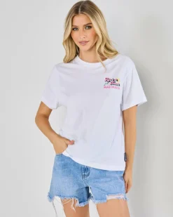 Tops*The Mad Hueys Life's A Beach T-Shirt White
