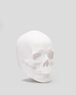 Tech|Gifts & Novelty*Get It Now Light Up Skull Speaker White