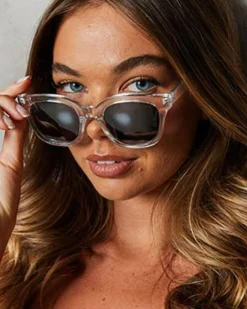 Sunglasses*Indie Eyewear Lili Sunglasses Clear/smoke
