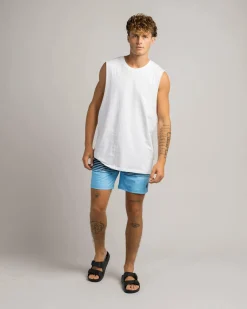 Online Linear Elastic Waist Shorts Board Shorts|Shorts & Bottoms