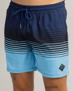 Online Linear Elastic Waist Shorts Board Shorts|Shorts & Bottoms