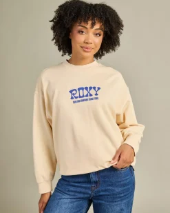 Jumpers & Hoodies*Roxy Lineup Sweatshirt Parchment
