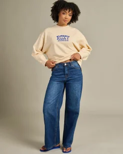 Jumpers & Hoodies*Roxy Lineup Sweatshirt Parchment