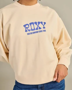 Jumpers & Hoodies*Roxy Lineup Sweatshirt Parchment