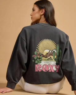 Jumpers & Hoodies*Roxy Lineup Sweatshirt Phantom