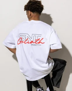 Tops & T-Shirts*St. Goliath Link Script T-Shirt White