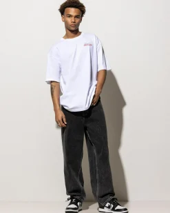 Tops & T-Shirts*St. Goliath Link Script T-Shirt White