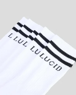 Socks*Lucid Linked Socks 5 Pack White