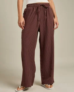 Bottoms*YH & Co Lisbon Pants Burgundy