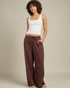 Bottoms*YH & Co Lisbon Pants Burgundy