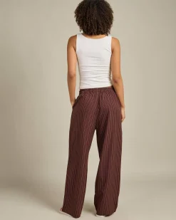 Bottoms*YH & Co Lisbon Pants Burgundy
