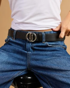 Belts*Ava And Ever Lissie Belt Black/silver
